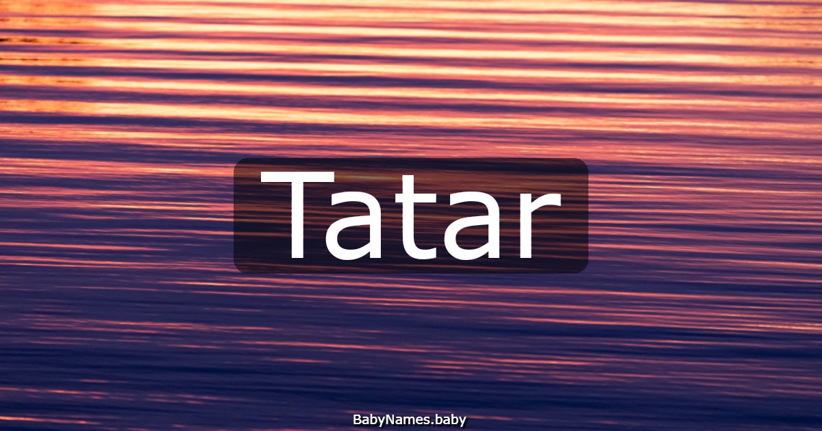 Tatar