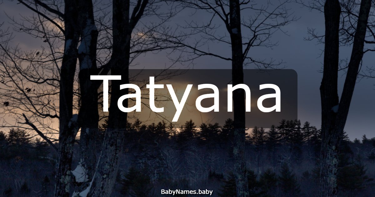 Tatyana