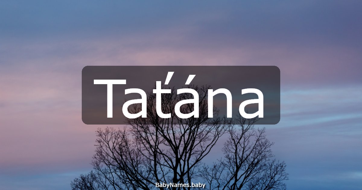 Taťána