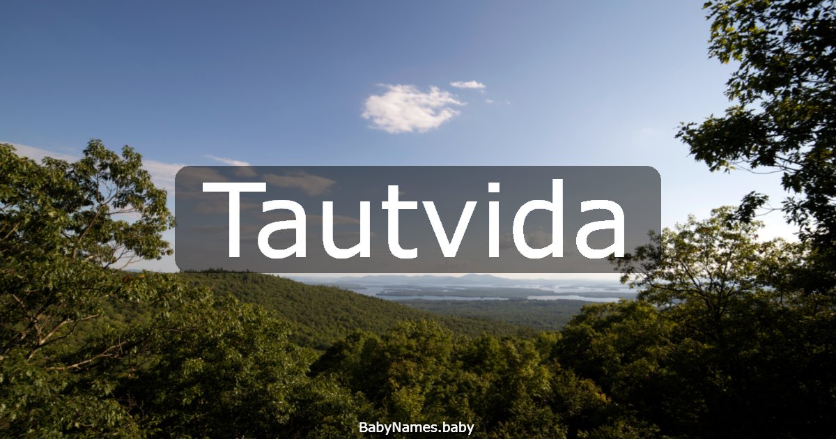 Tautvida