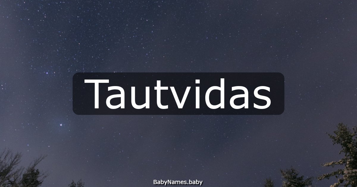 Tautvidas