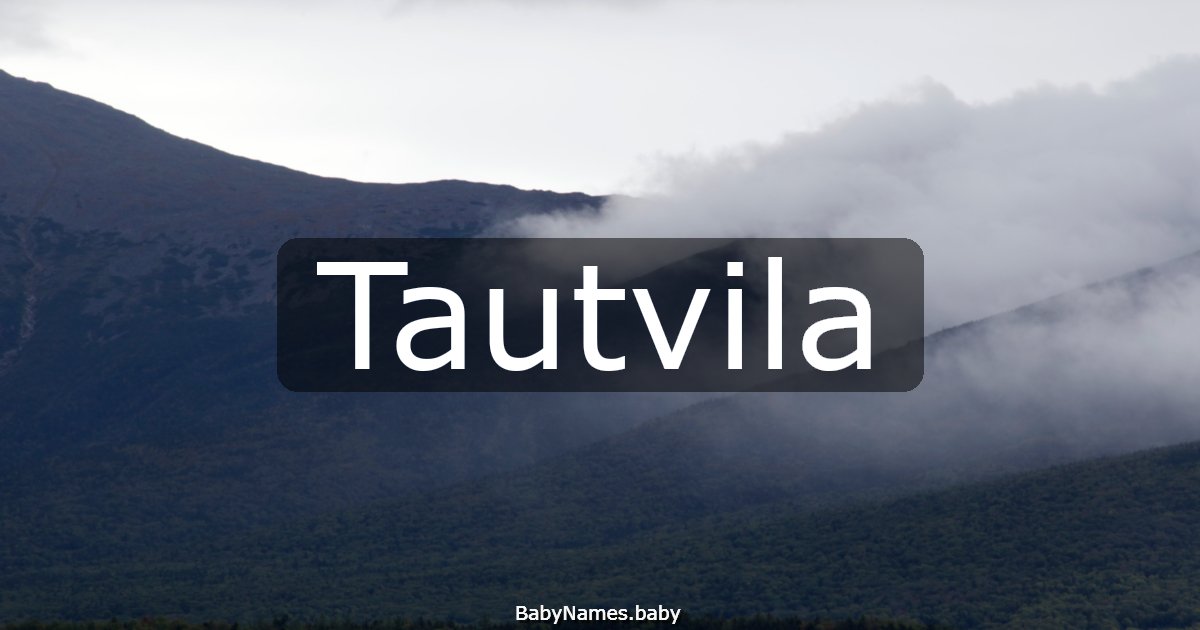 Tautvila