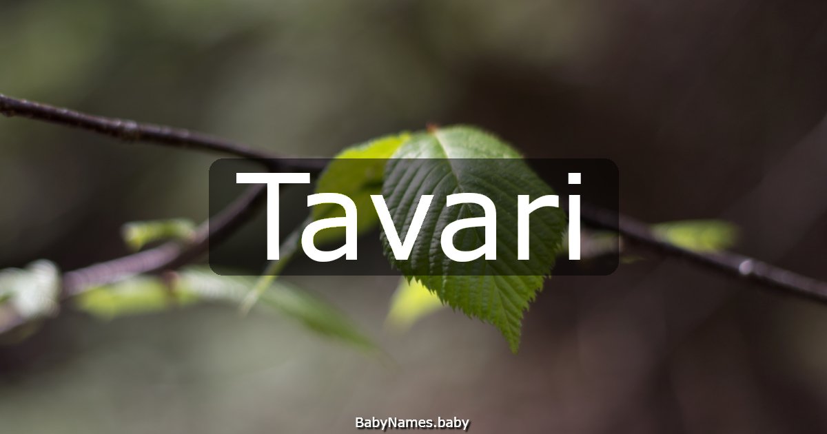 Tavari