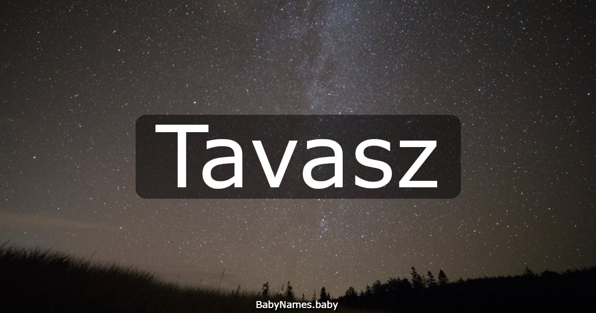 Tavasz