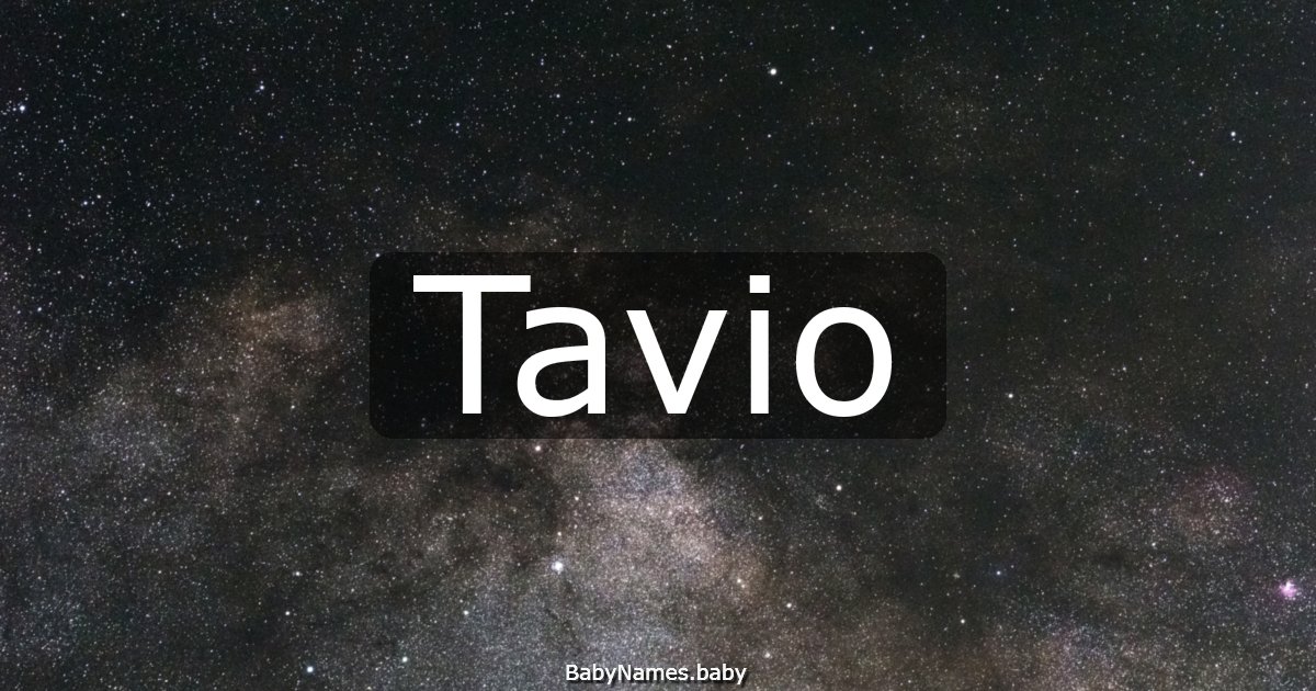 Tavio