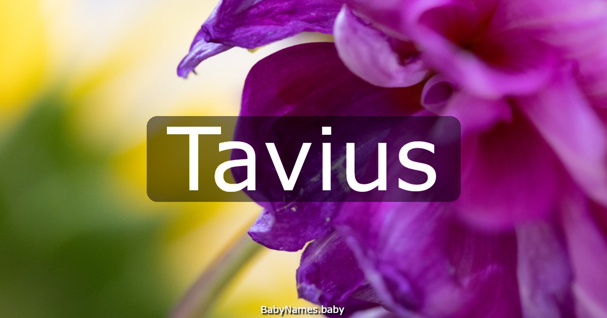 Tavius