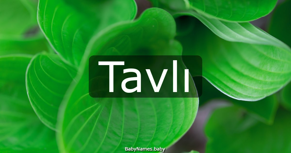 Tavlı