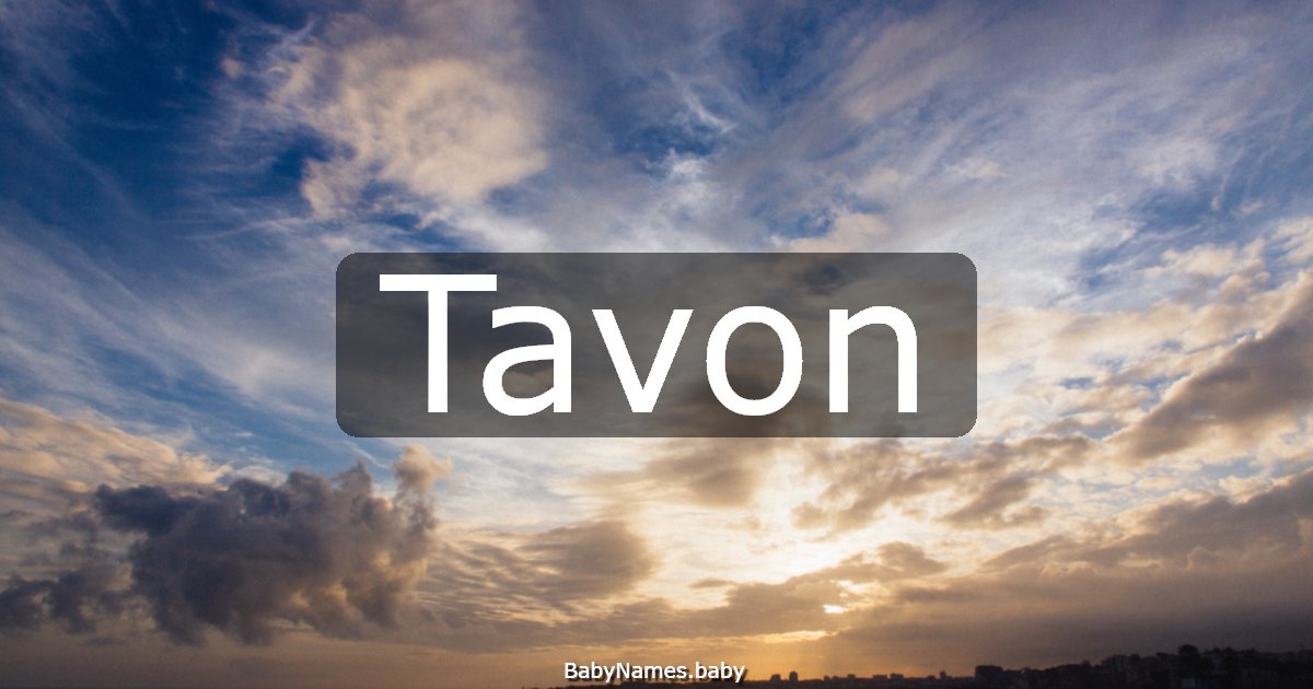 Tavon