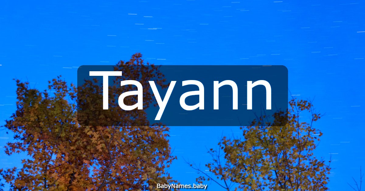 Tayann