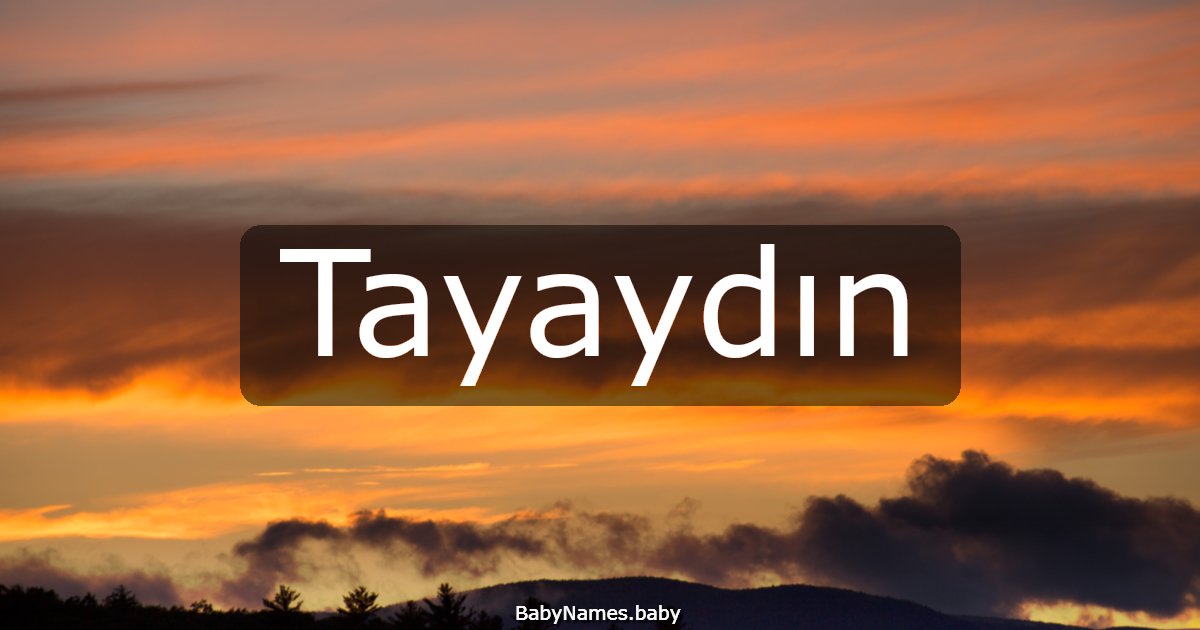 Tayaydın