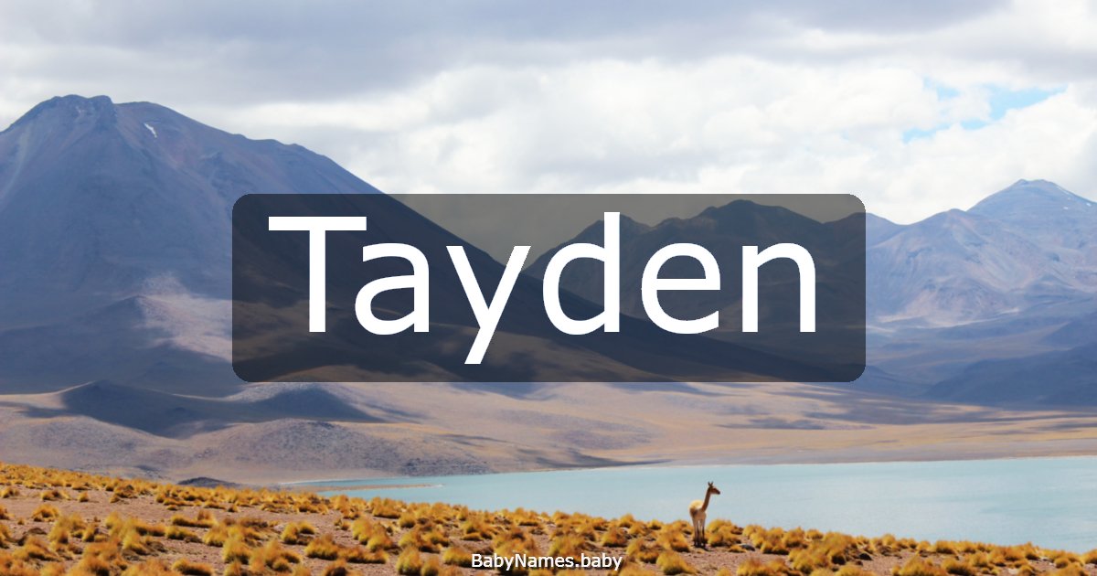 Tayden