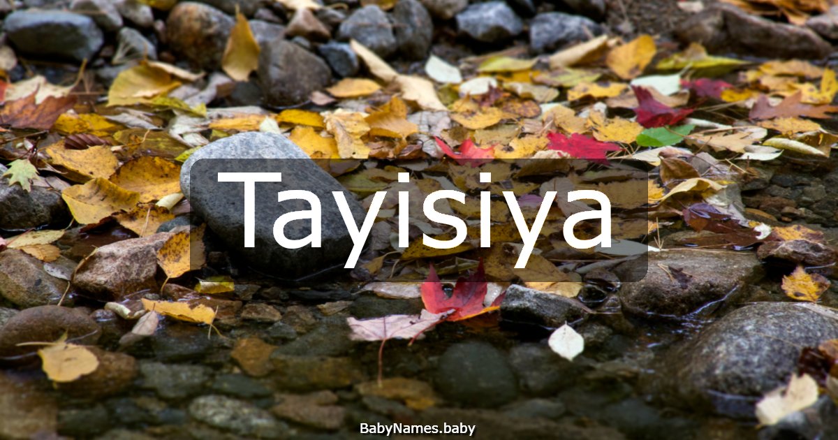 Tayisiya