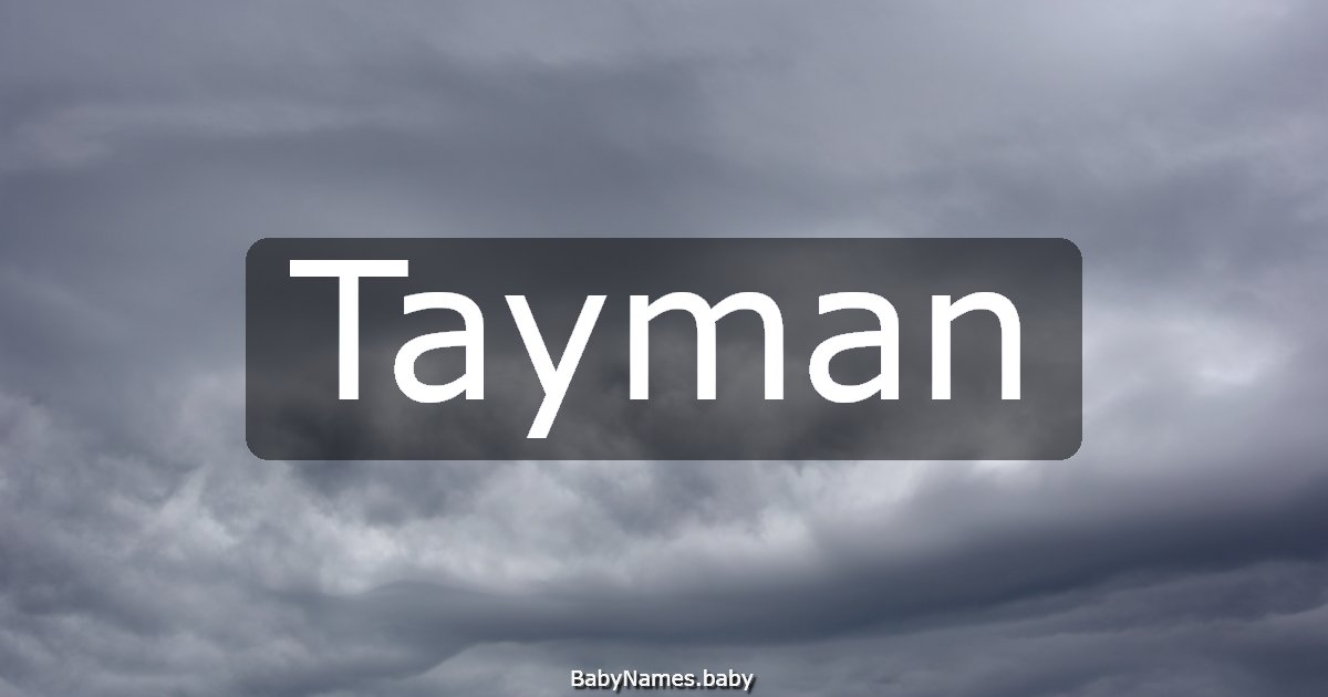 Tayman