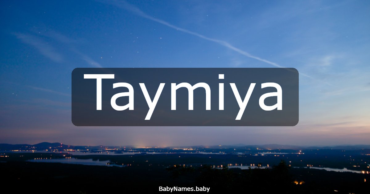 Taymiya