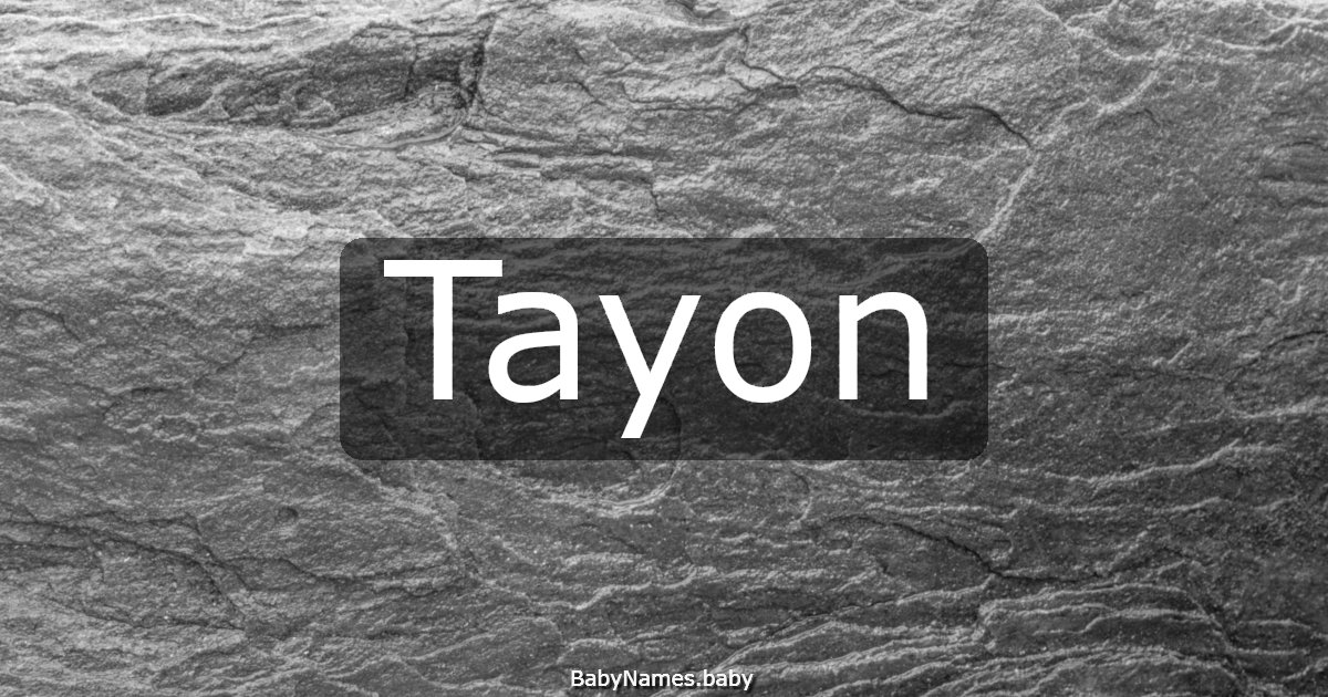 Tayon