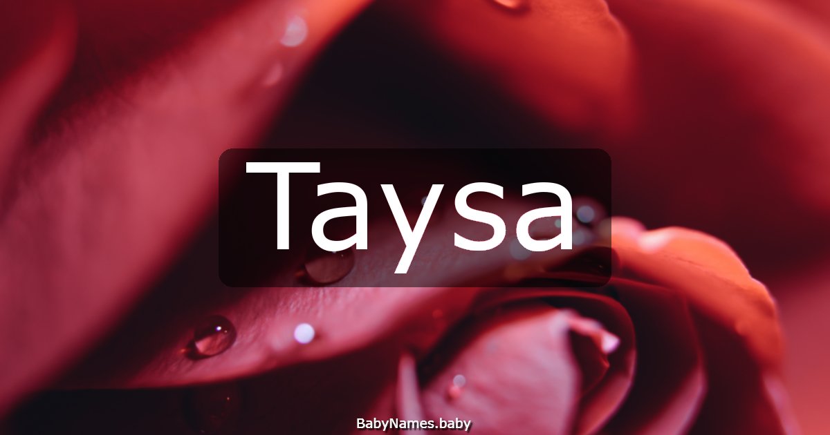 Taysa