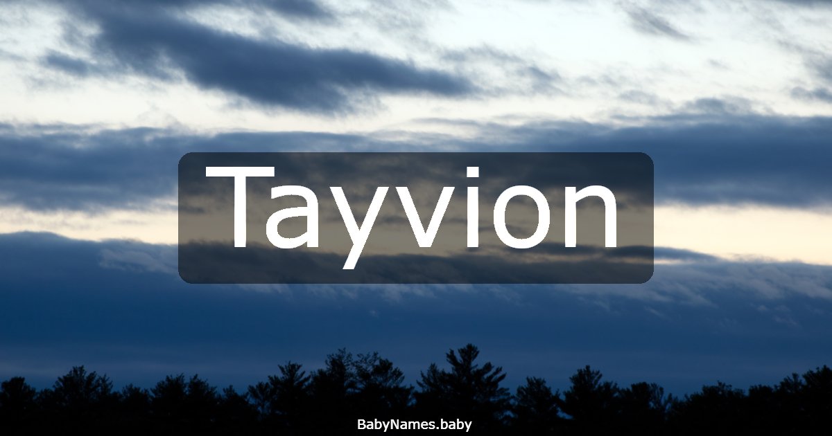 Tayvion