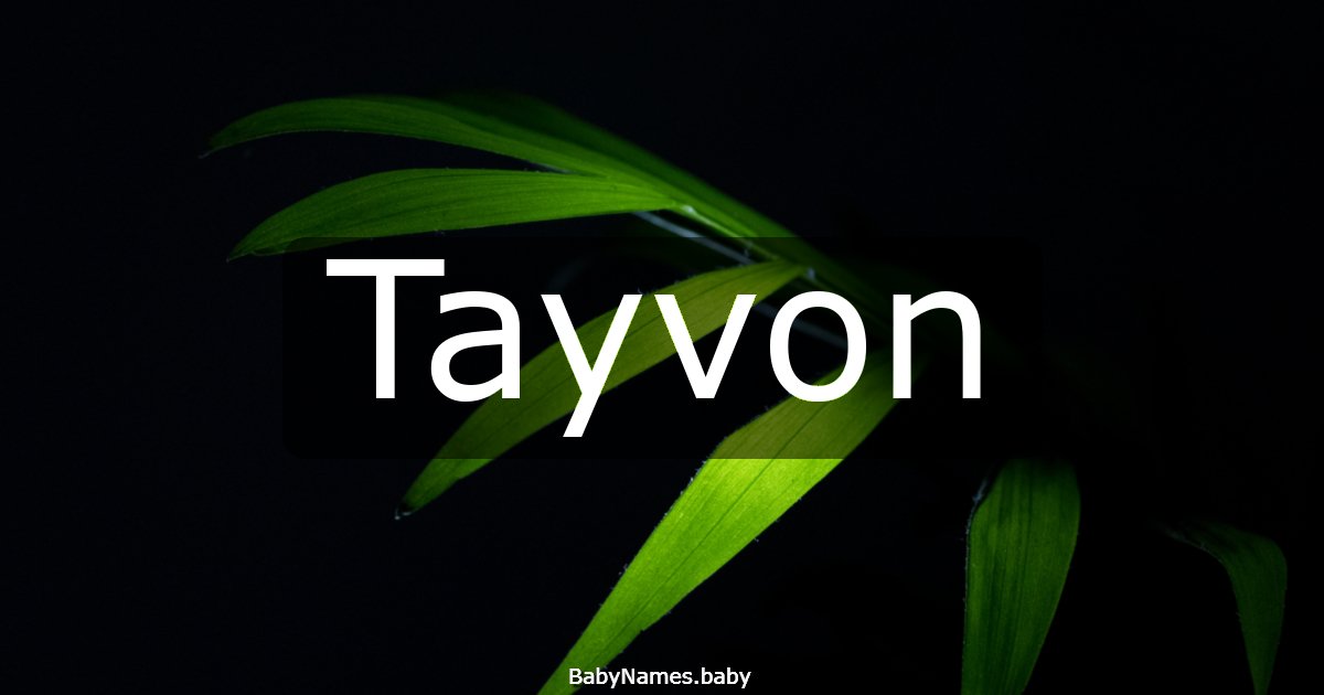 Tayvon