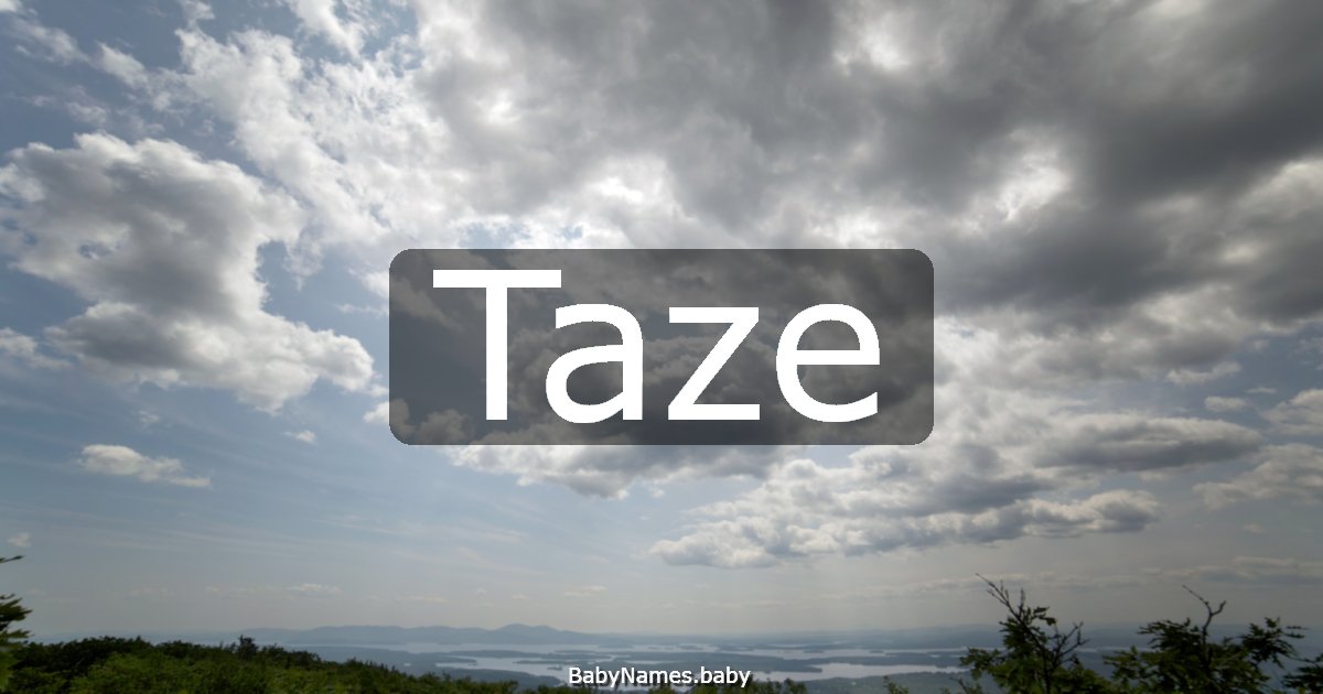 Taze