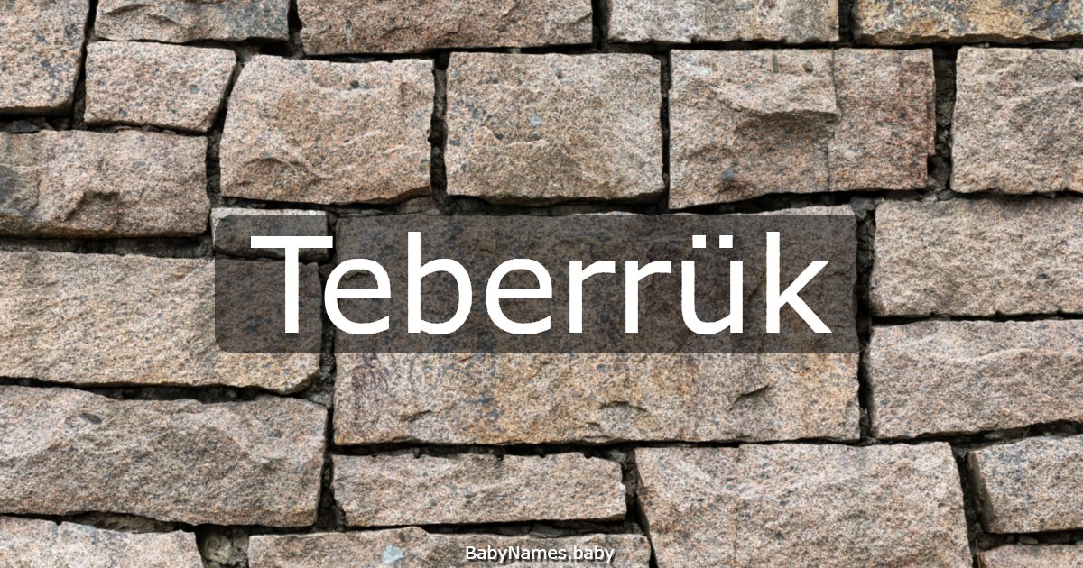 Teberrük
