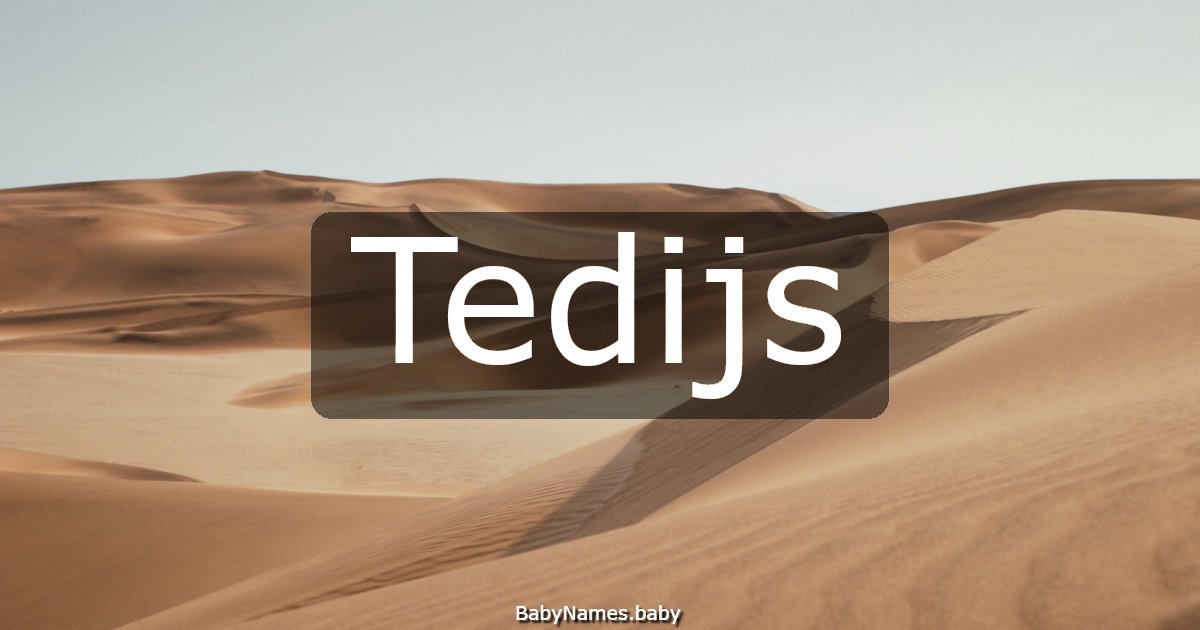 Tedijs
