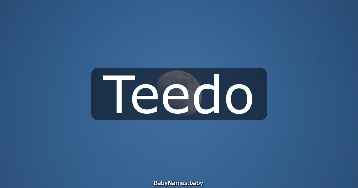 Teedo