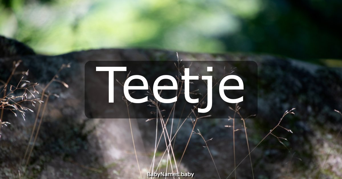 Teetje