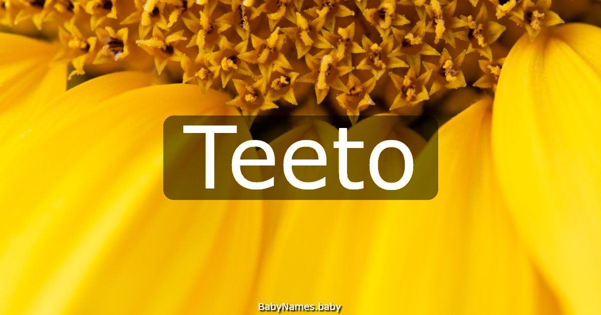 Teeto