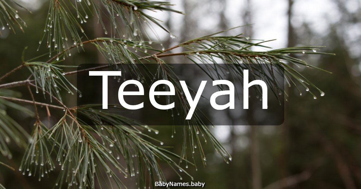 Teeyah