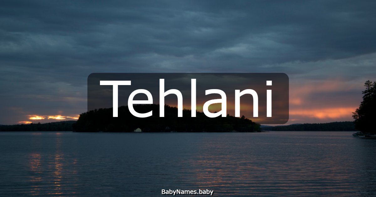 Tehlani