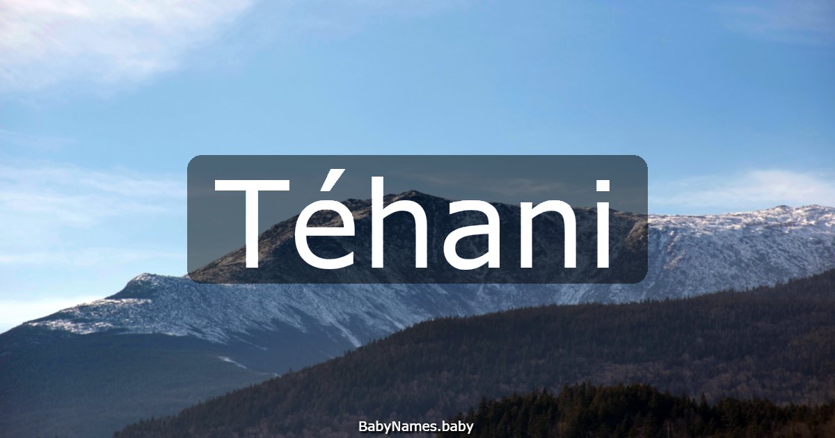 Téhani