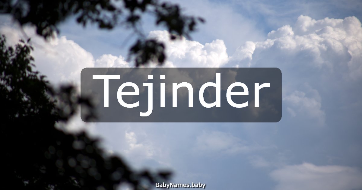 Tejinder