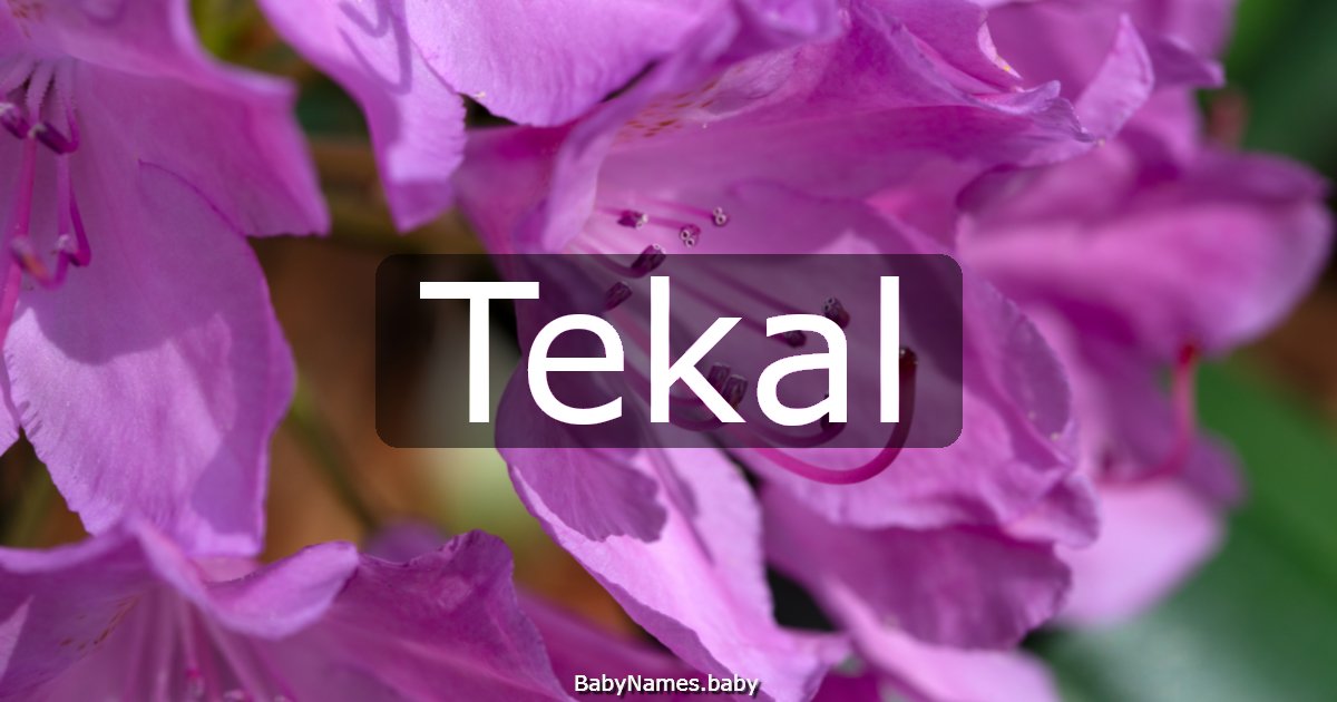 Tekal