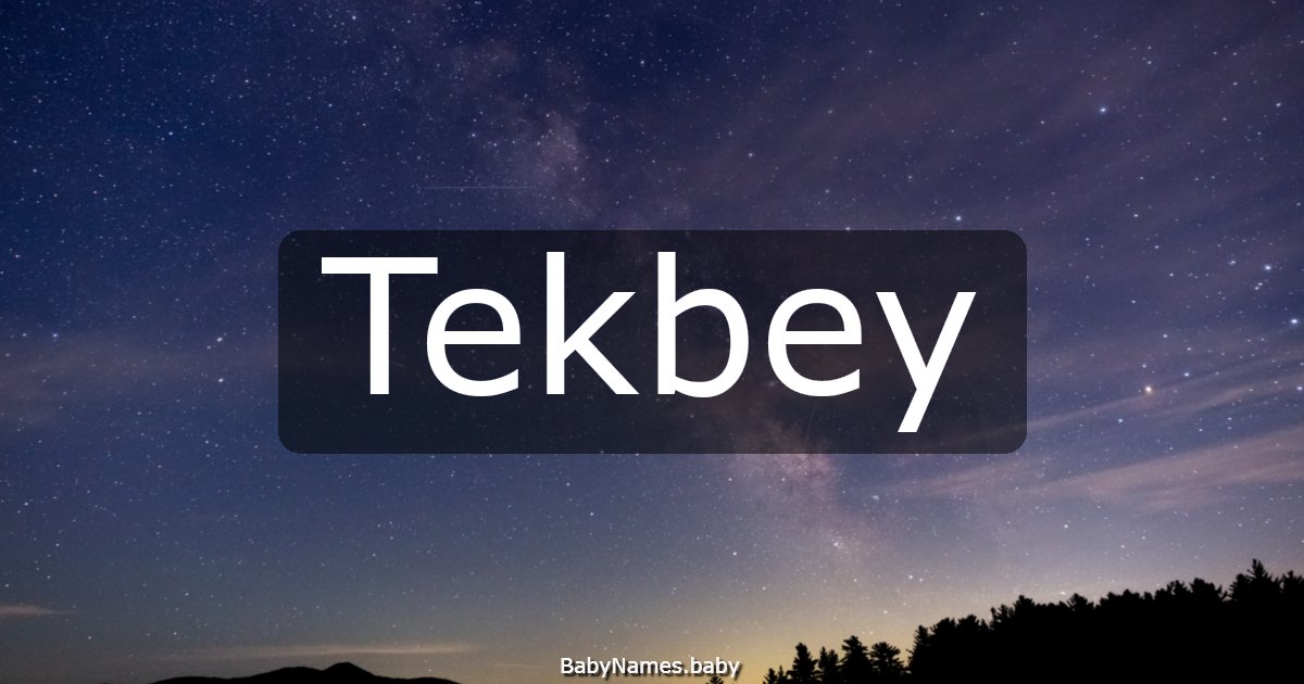 Tekbey