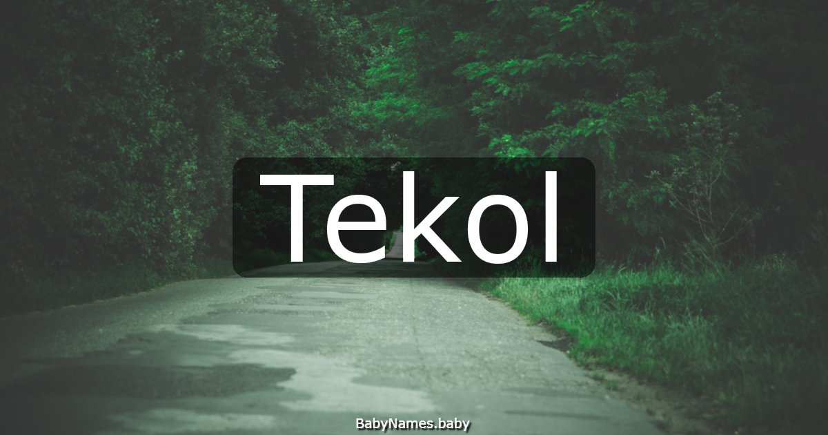 Tekol