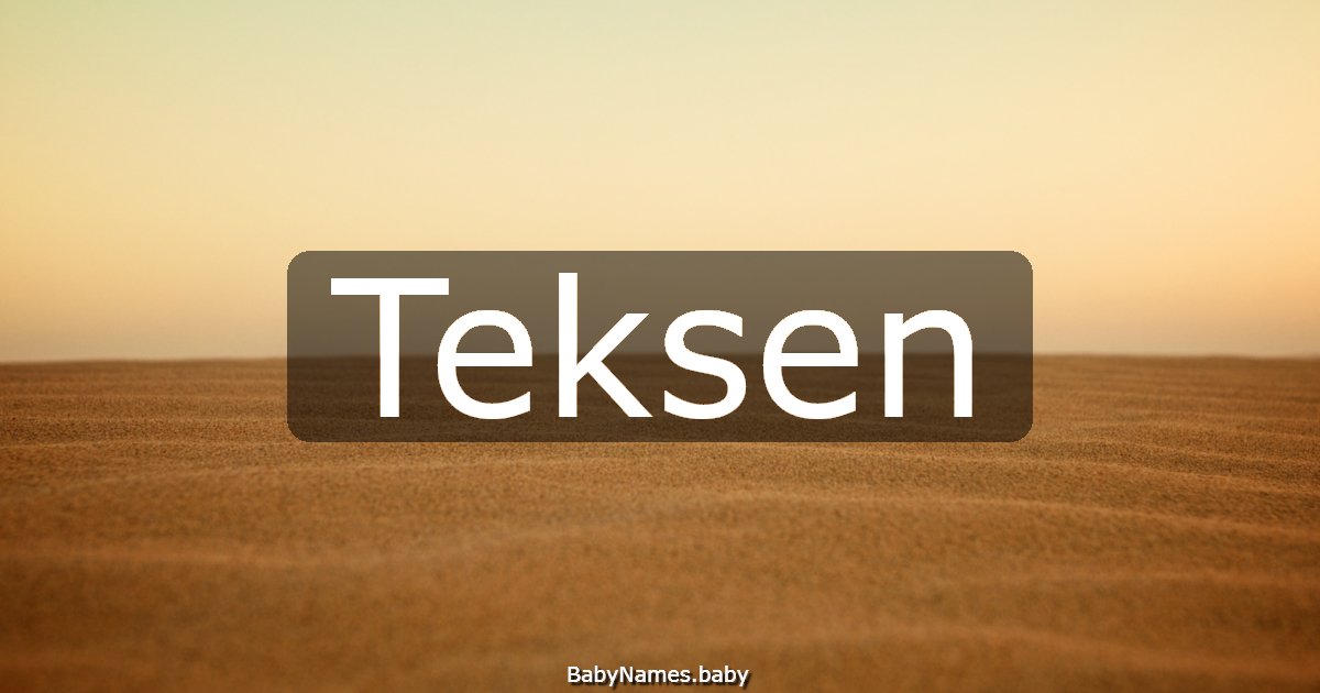 Teksen