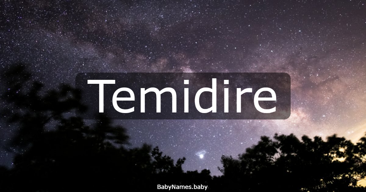 Temidire