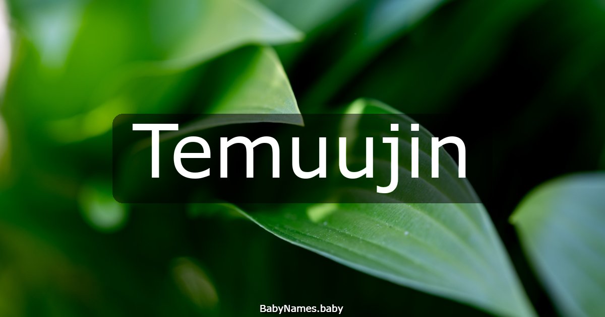 Temuujin