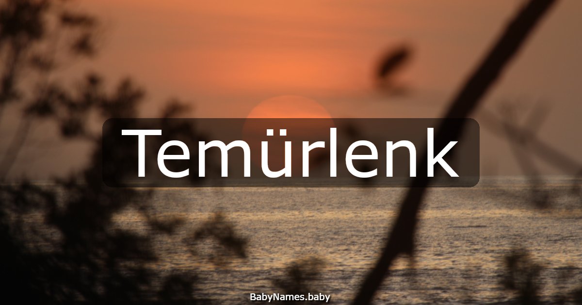 Temürlenk