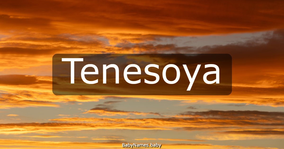 Tenesoya