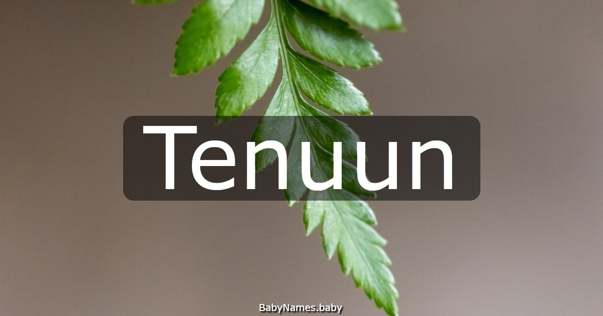 Tenuun