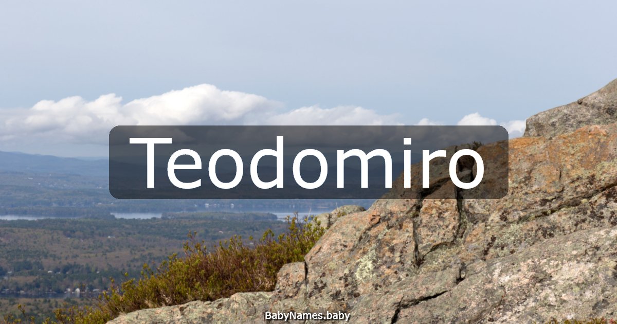 Teodomiro