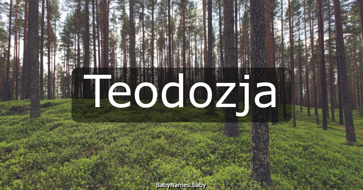 Teodozja