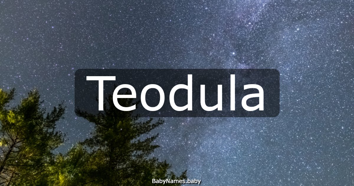 Teodula