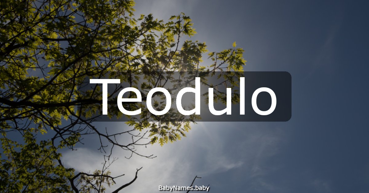 Teodulo