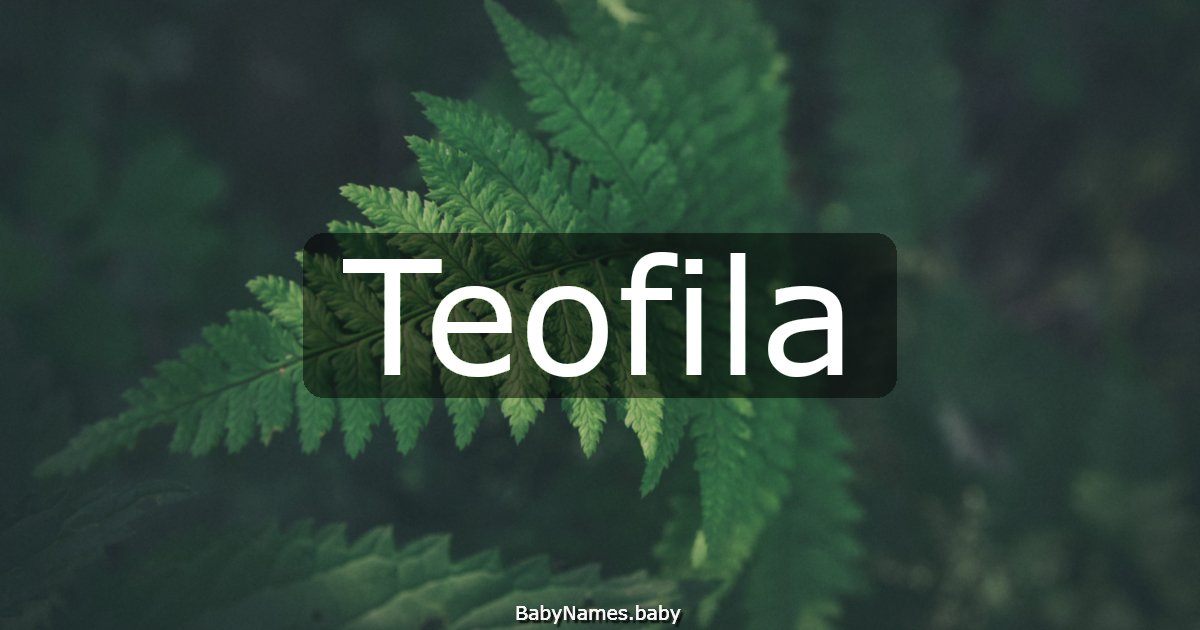 Teofila