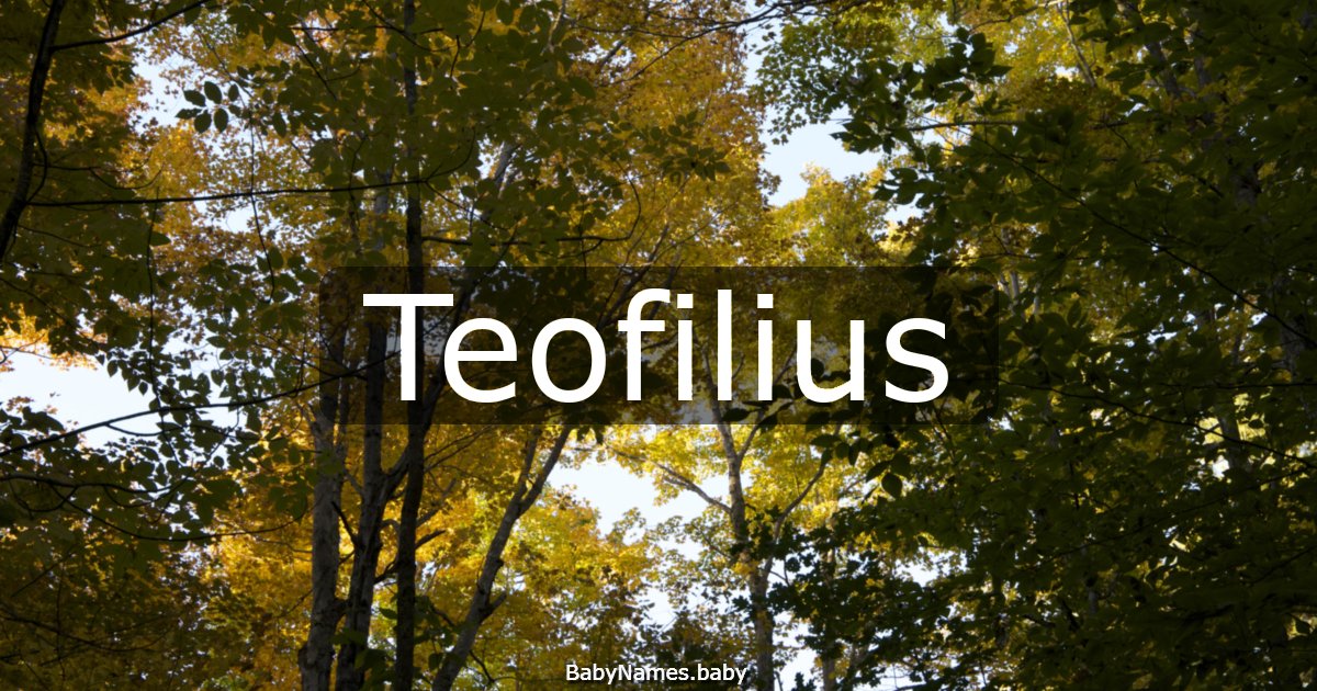 Teofilius