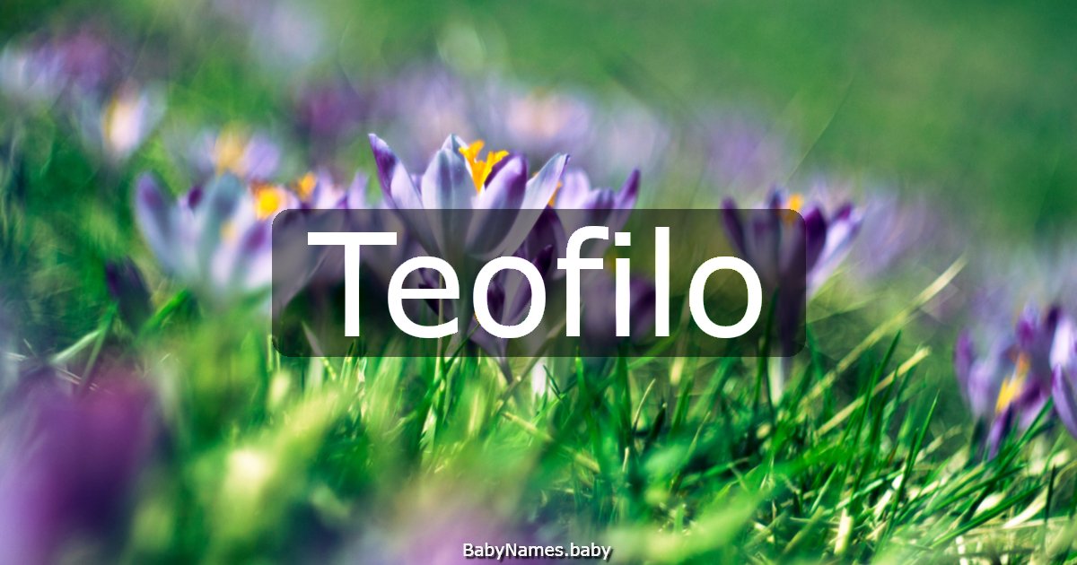 Teofilo