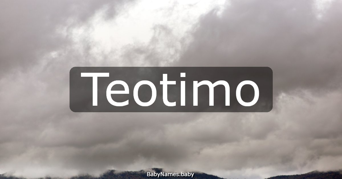 Teotimo