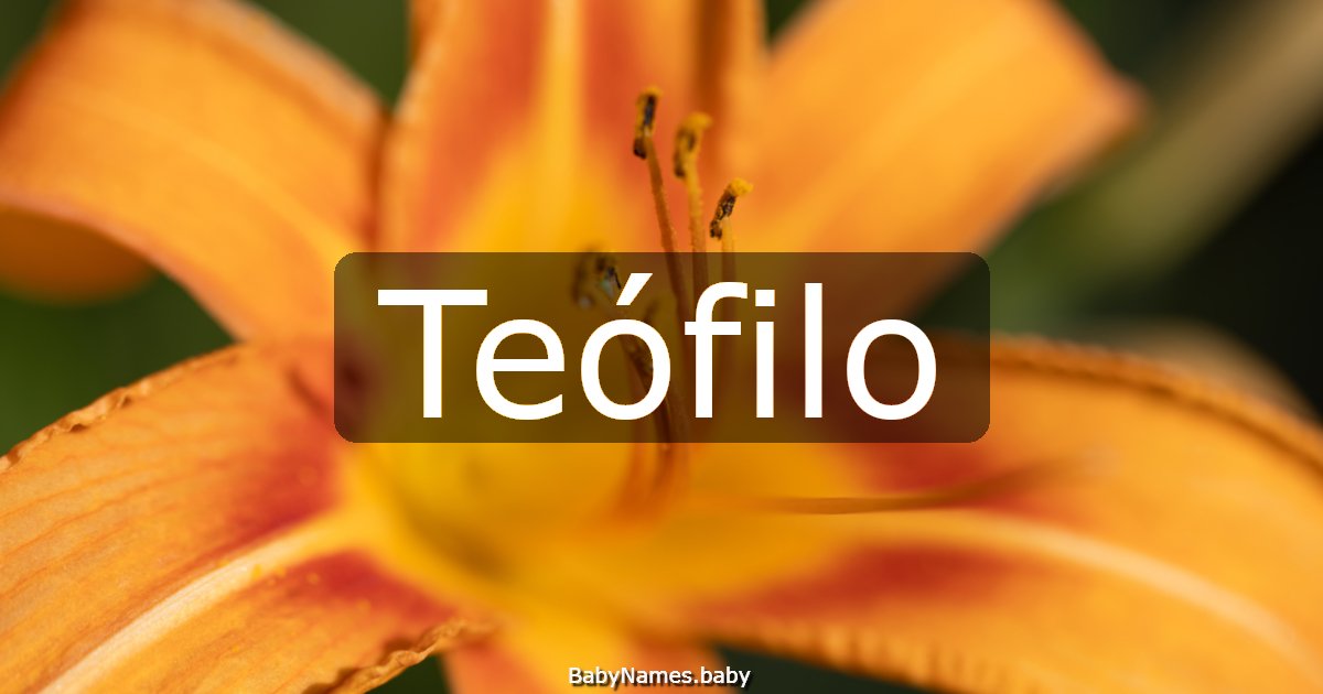 Teófilo